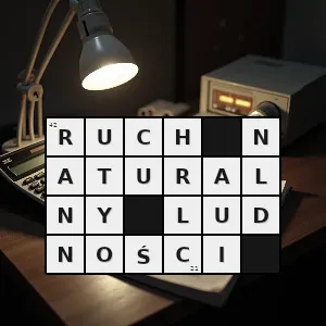 Hasło krzyżówkowe zmiany w ludzkiej populacji na skutek przemieszczania się jej oraz zdarzeń naturalnych takich jak zawieranie związków małżeńskich rozwodów urodzeń i zgonów - ruch naturalny ludności – rozwiązanie, synonimy, podpowiedzi i definicje krzyżówkowe